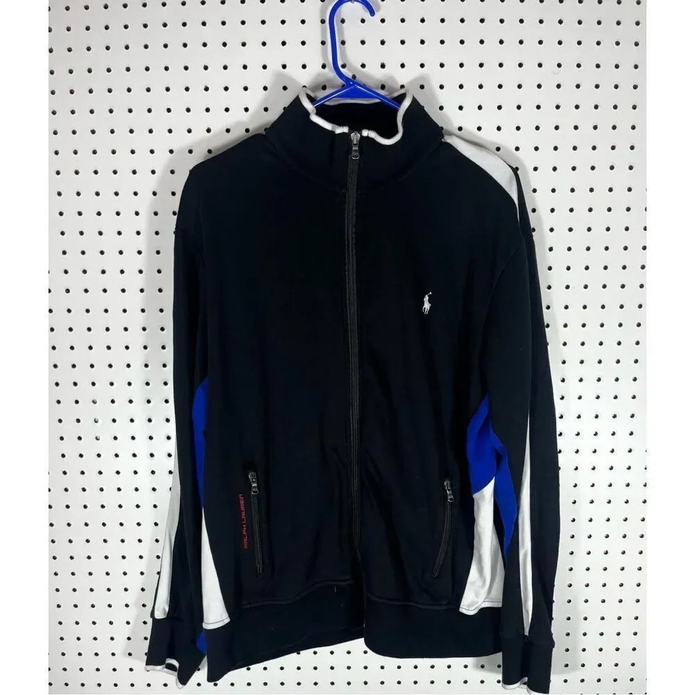 Polo Ralph Lauren zip up cotton track jacket size L